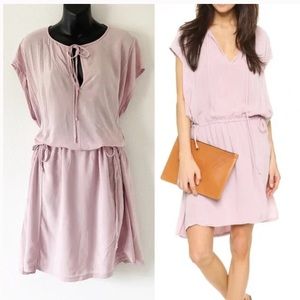 Raquel Allegra Pink Sleeveless Drawstring Dress in Size 1X